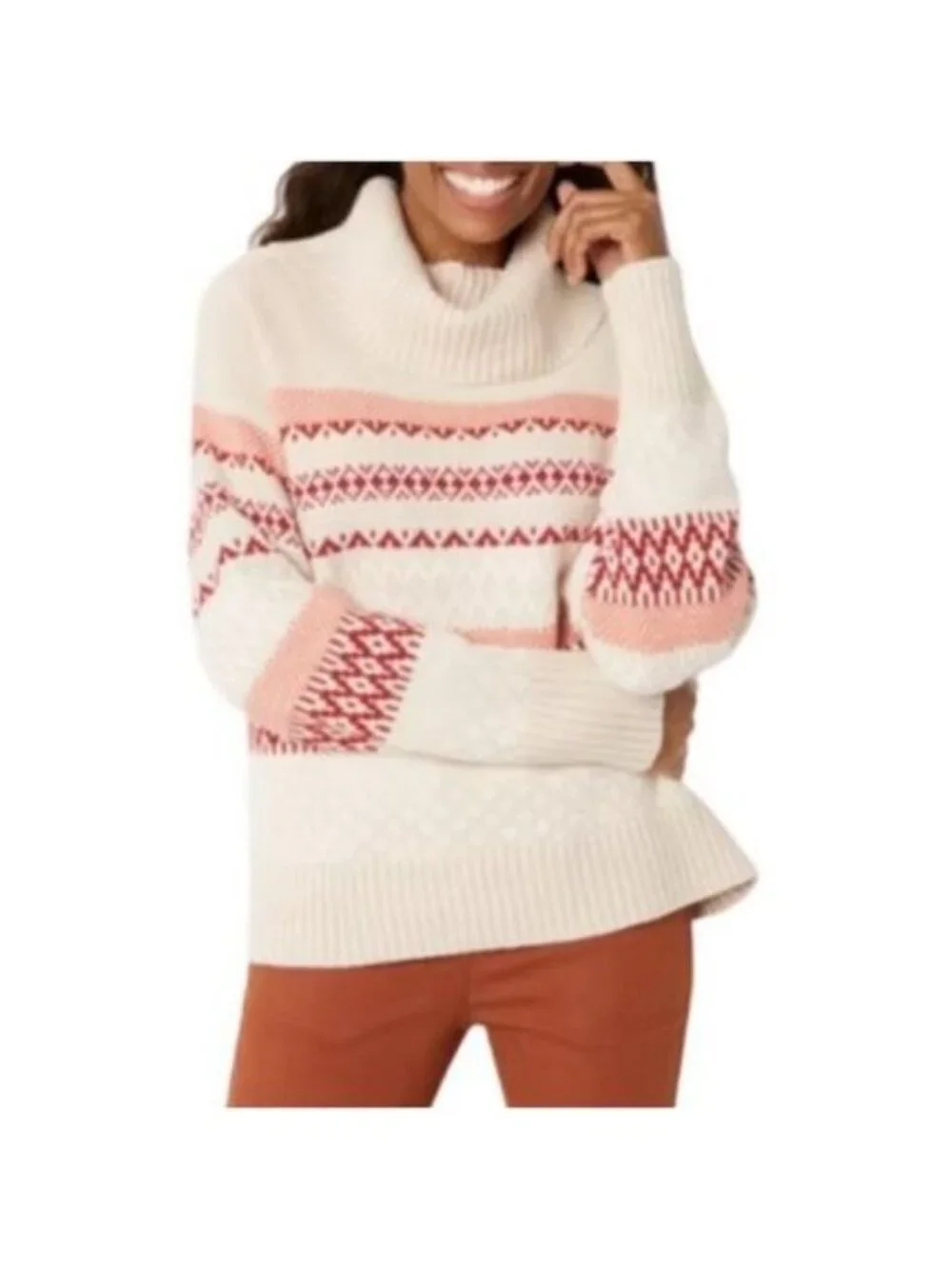 Frye & Co Fair Ilse Cowl Neck Sweater